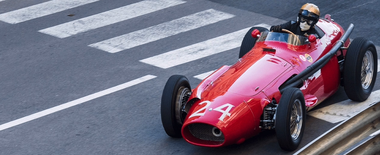 Monaco Silver Racing Car